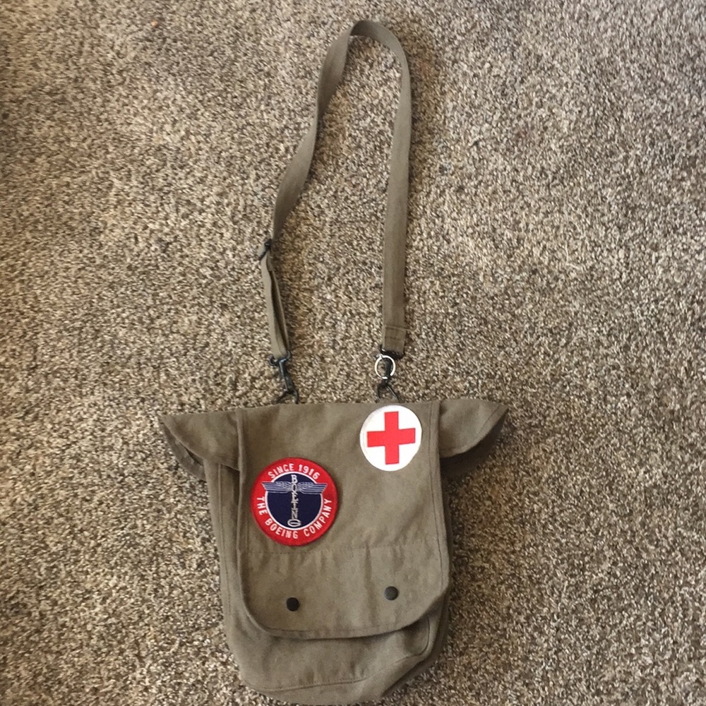 Vintage armed forces satchel